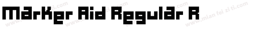 Marker Aid Regular R字体转换